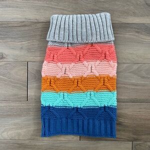 Dog striped sweater, size S